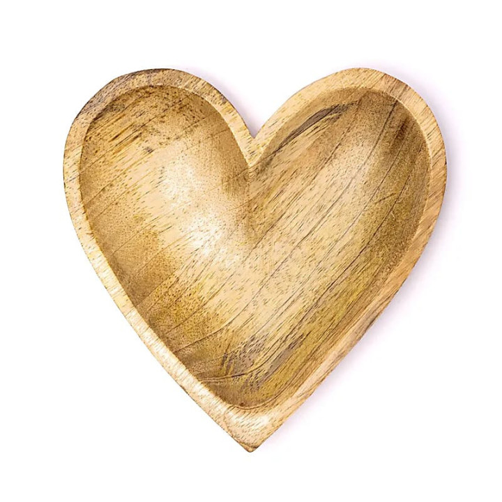 Coupelle en forme de cœur bois de manguier | Pieralune