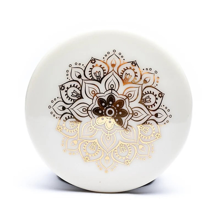 Tasse Infuseur à Thé Mandala blanc | Pieralune