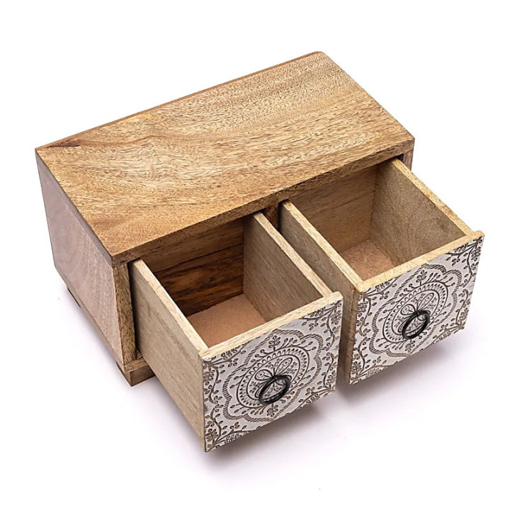 Petite commode impression mandala | Pieralune