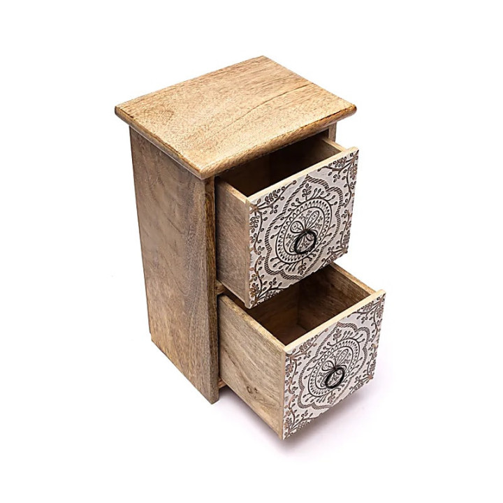 Petite commode impression mandala | Pieralune