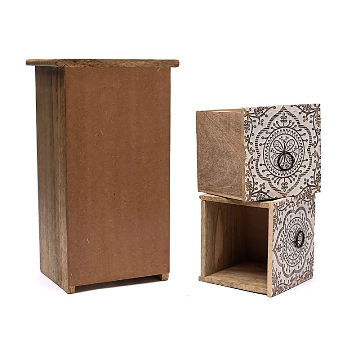 Petite commode impression mandala | Pieralune