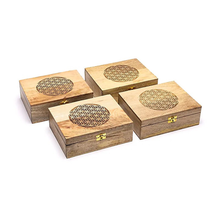 Boîte à thé Fleur de Vie | Pieralune