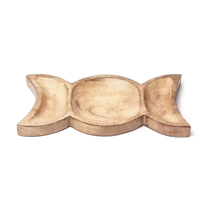 Coupelle en bois de manguier symbole de la Déesse | Pieralune