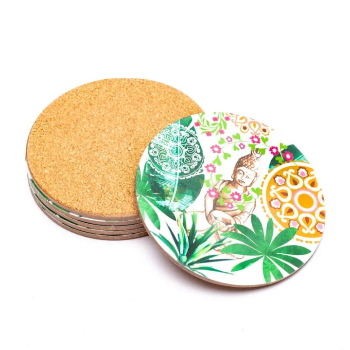 Dessous de verre Buddha paradise set de 6 | Pieralune