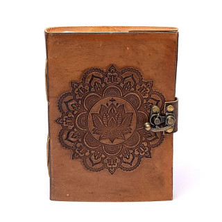 Carnet de note Mandala avec couverture en cuir synthétique | Pieralune