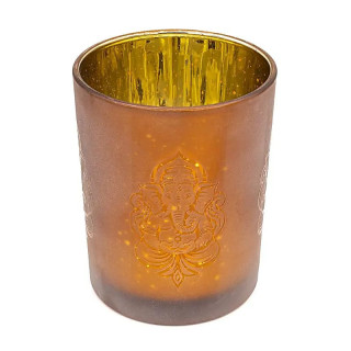 Photophore givré/métallique Ganesha | Pieralune