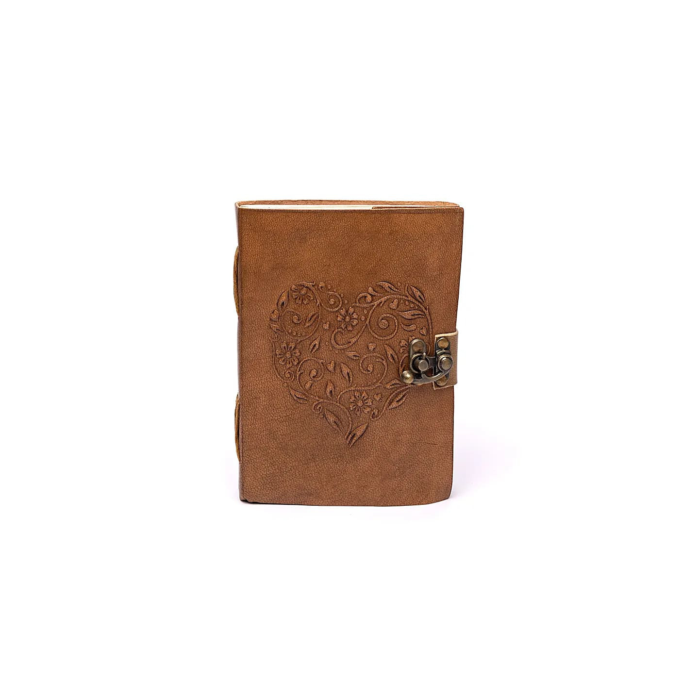 Carnet de note Cœur avec couverture en cuir synthétique | Pieralune