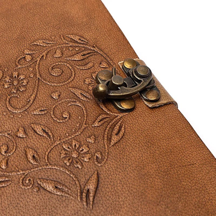 Carnet de note Cœur avec couverture en cuir synthétique | Pieralune