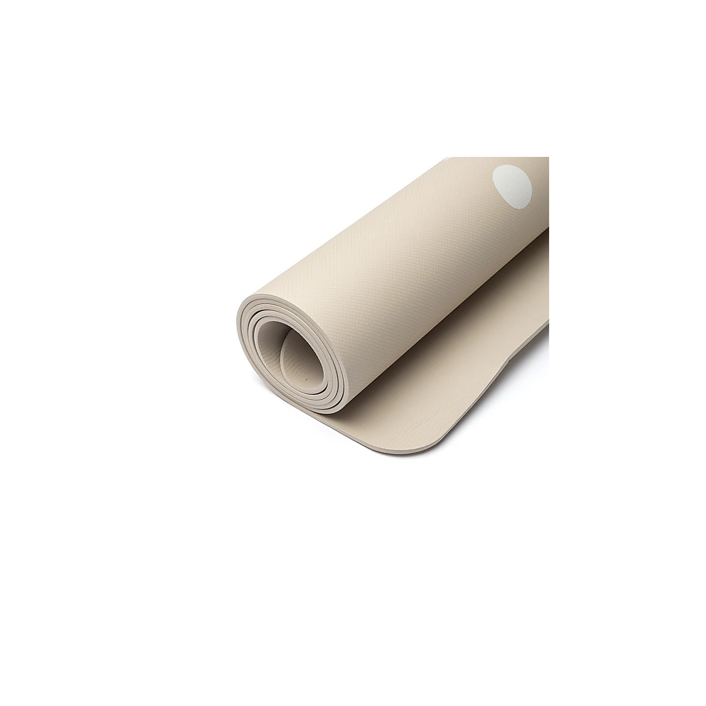 Yogi & Yogini Premium tapis de Yoga TPE Fleur de Vie beige | Pieralune