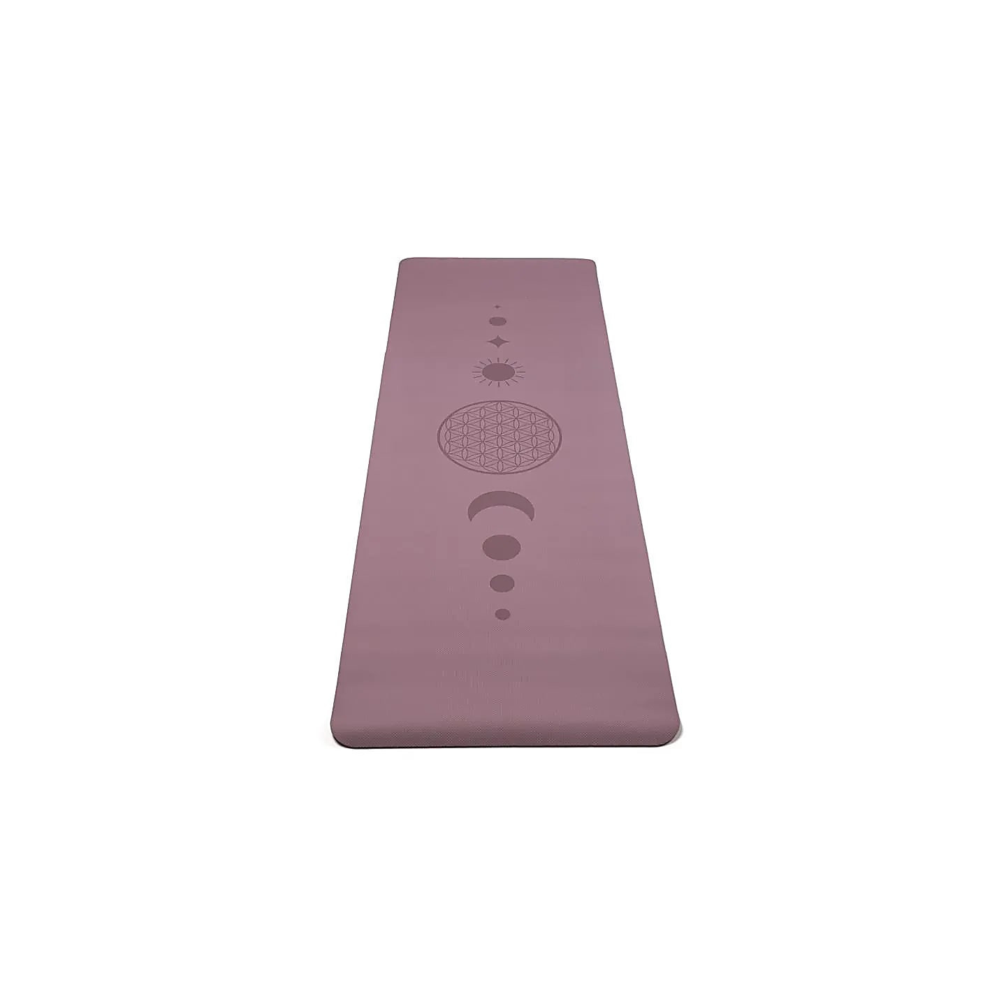 Yogi & Yogini Premium tapis de Yoga TPE Fleur de Vie lilas | Pieralune