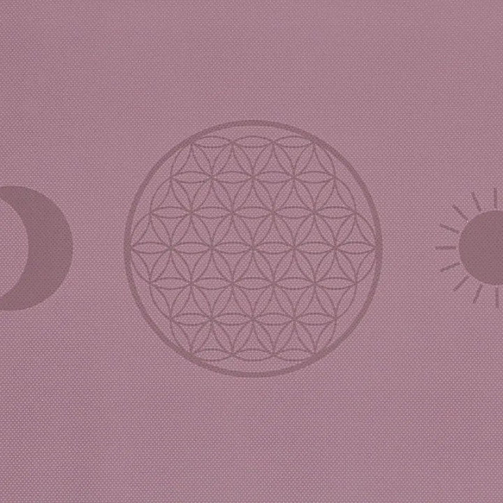 Yogi & Yogini Premium tapis de Yoga TPE Fleur de Vie lilas | Pieralune