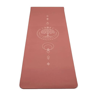 Yogi & Yogini Premium tapis de Yoga TPE Arbre de Vie mauve | Pieralune