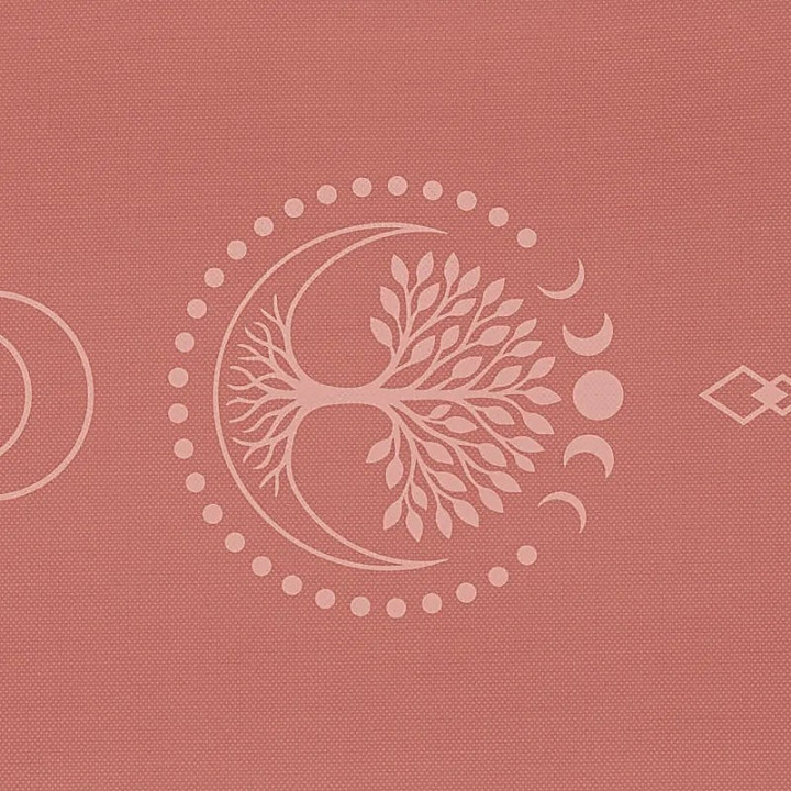 Yogi & Yogini Premium tapis de Yoga TPE Arbre de Vie mauve | Pieralune