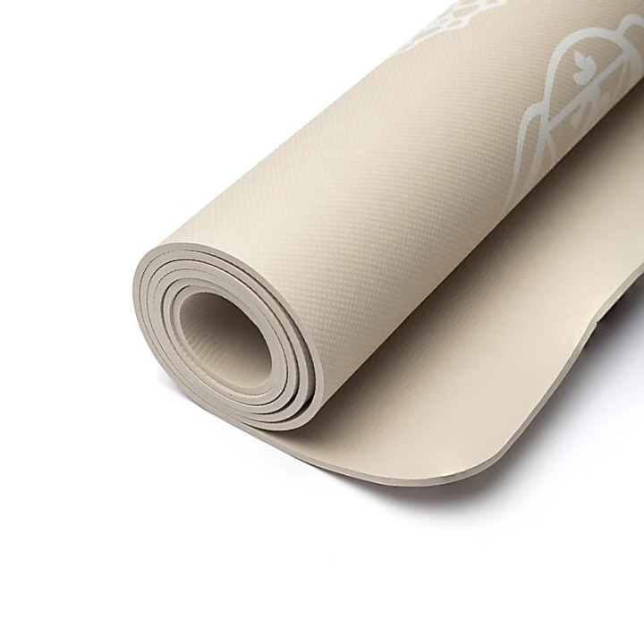 Yogi & Yogini Premium tapis de Yoga TPE Chakra beige | Pieralune