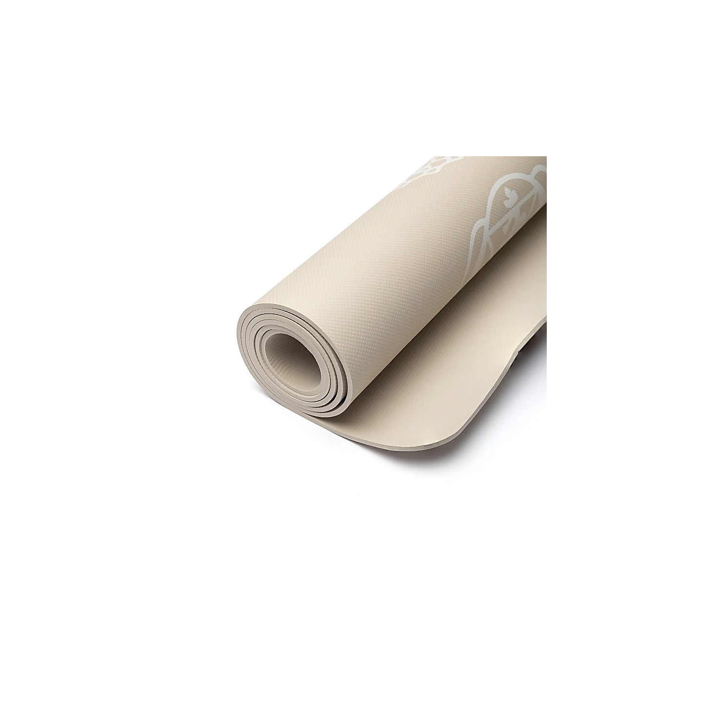 Yogi & Yogini Premium tapis de Yoga TPE Chakra beige | Pieralune