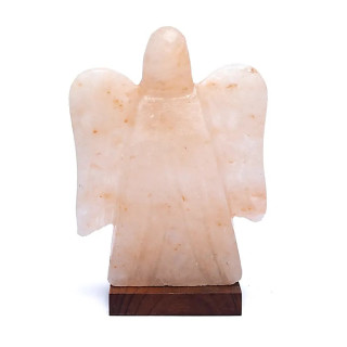 Lampe de sel Ange avec câble et LED | Pieralune