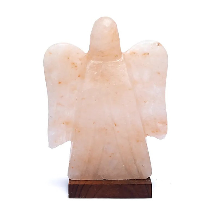 Lampe de sel Ange avec câble et LED | Pieralune