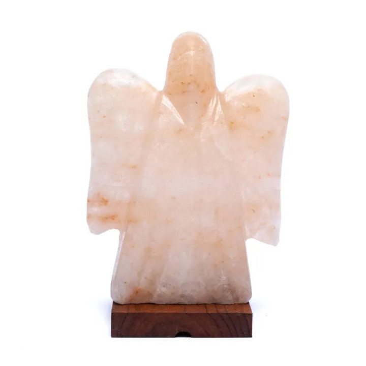 Lampe de sel Ange avec câble et LED | Pieralune