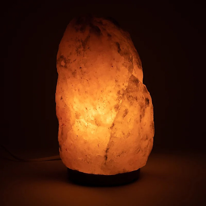 Lampe de sel avec câble à prise et ampoule | Pieralune