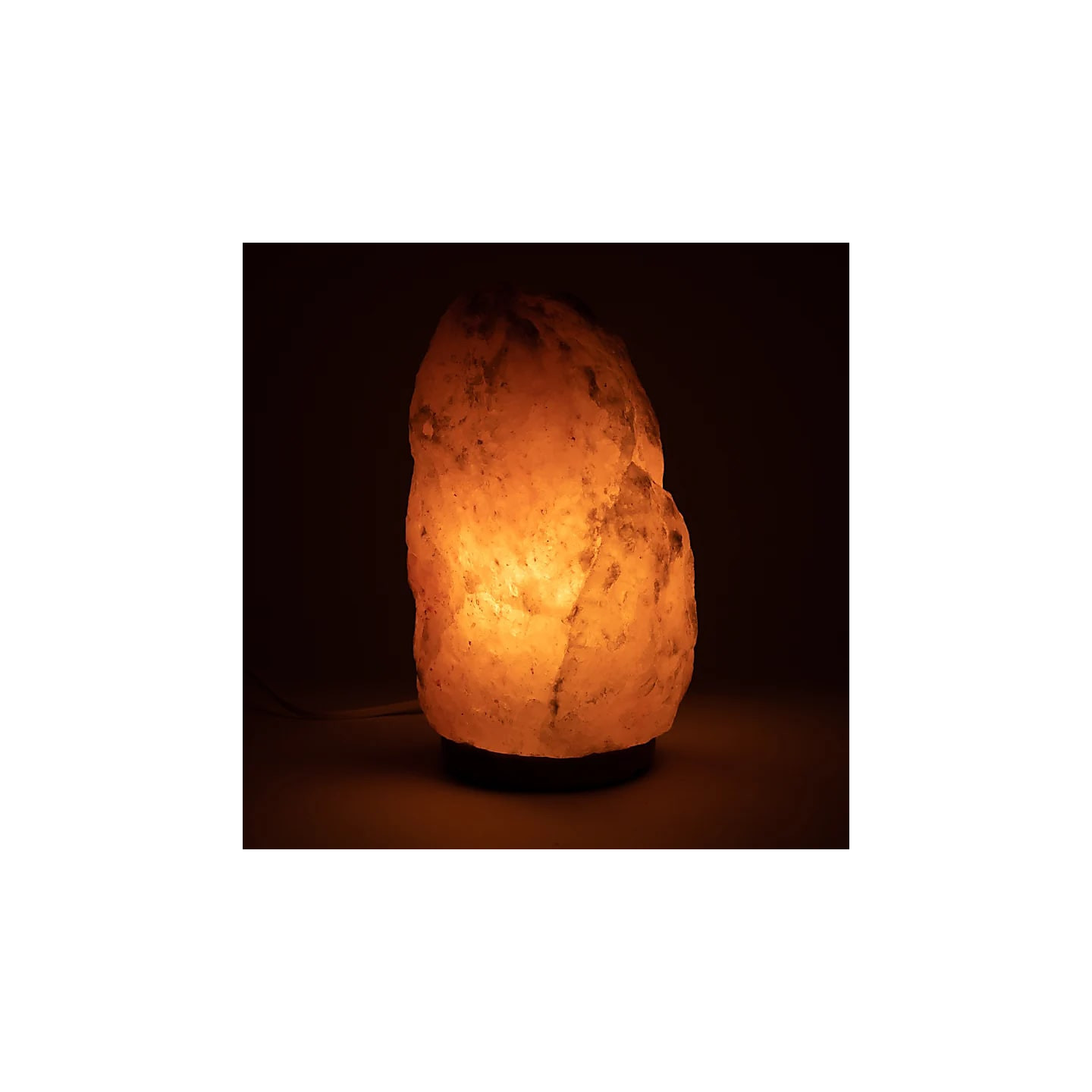 Lampe de sel avec câble à prise et ampoule | Pieralune