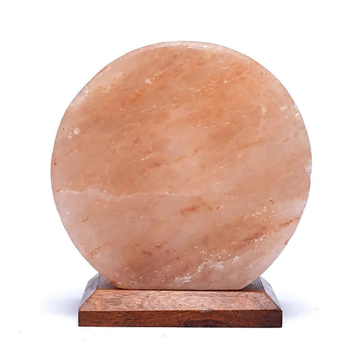 Lampe de sel Fleur de Vie avec câble et LED | Pieralune