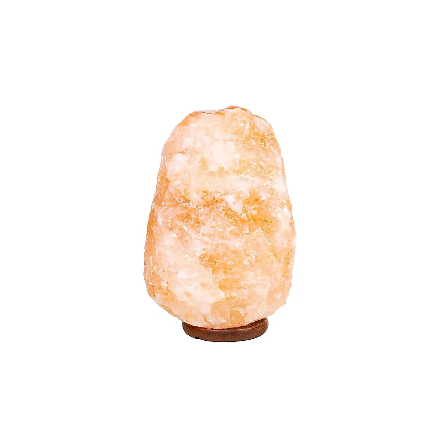 Lampe en cristal de sel avec câble à prise et LED | Pieralune