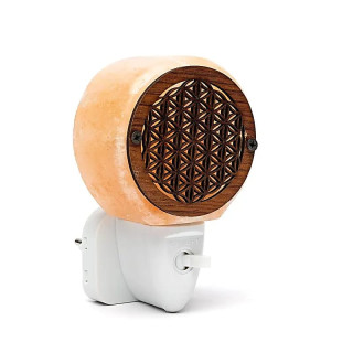 Veilleuse en sel Fleur de Vie | Pieralune