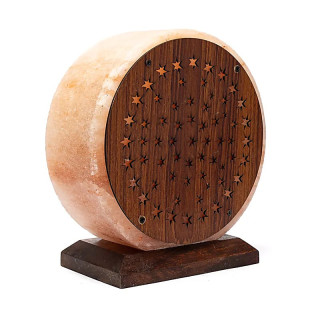 Lampe en sel étoiles avec câble et ampoule | Pieralune