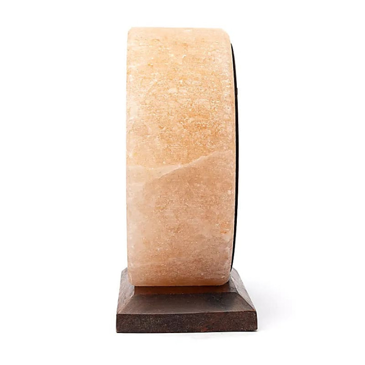 Lampe en sel phases de la lune avec câble et ampoule | Pieralune