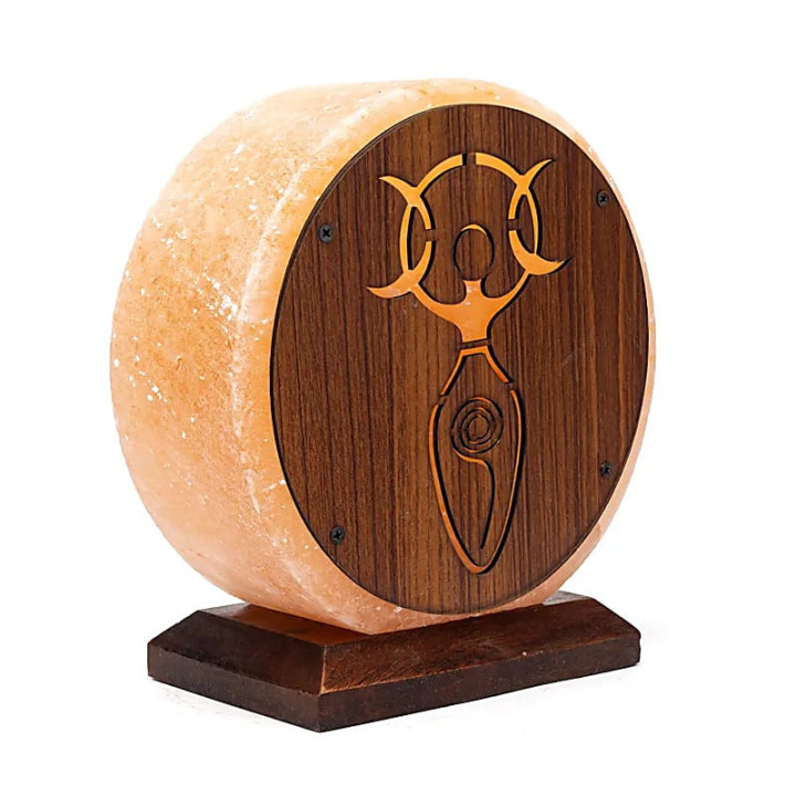 Lampe en sel Déesse avec câble et ampoule | Pieralune