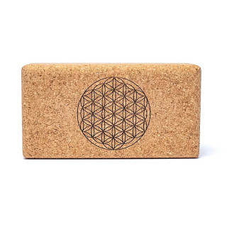 Accessoires de Yoga bloc liège fleur de vie Mandala | Pieralune