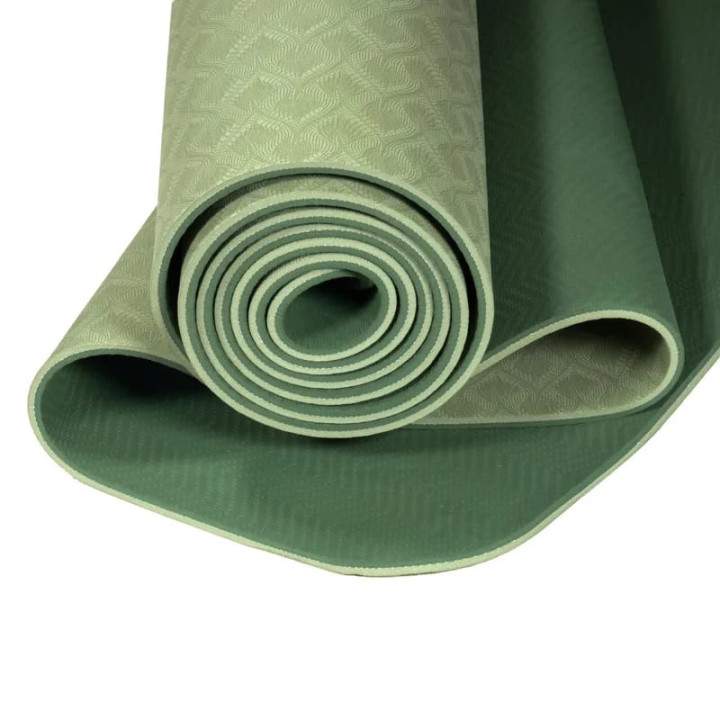 Yogi & Yogini Premium tapis de Yoga TPE vert | Pieralune