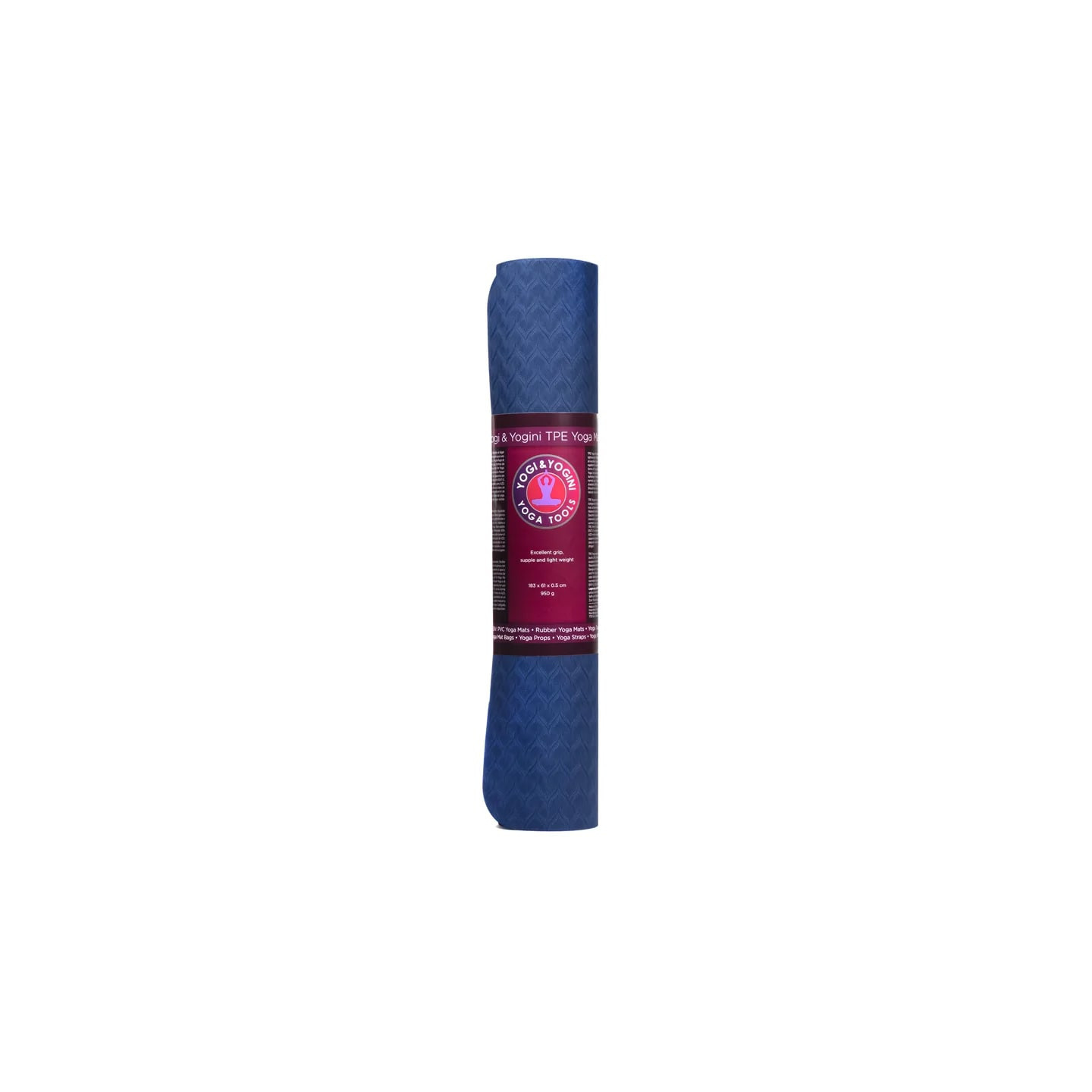 Yogi & Yogini Premium tapis de Yoga TPE bleu | Pieralune
