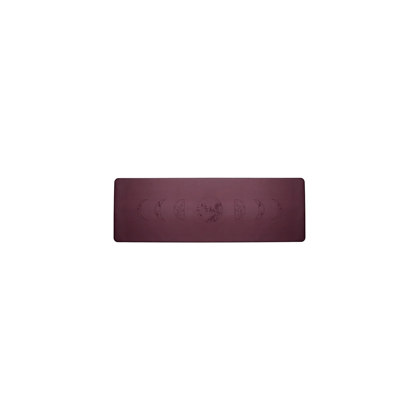 Yogi & Yogini Tapis de Yoga en PU phases lunaire aubergine | Pieralune