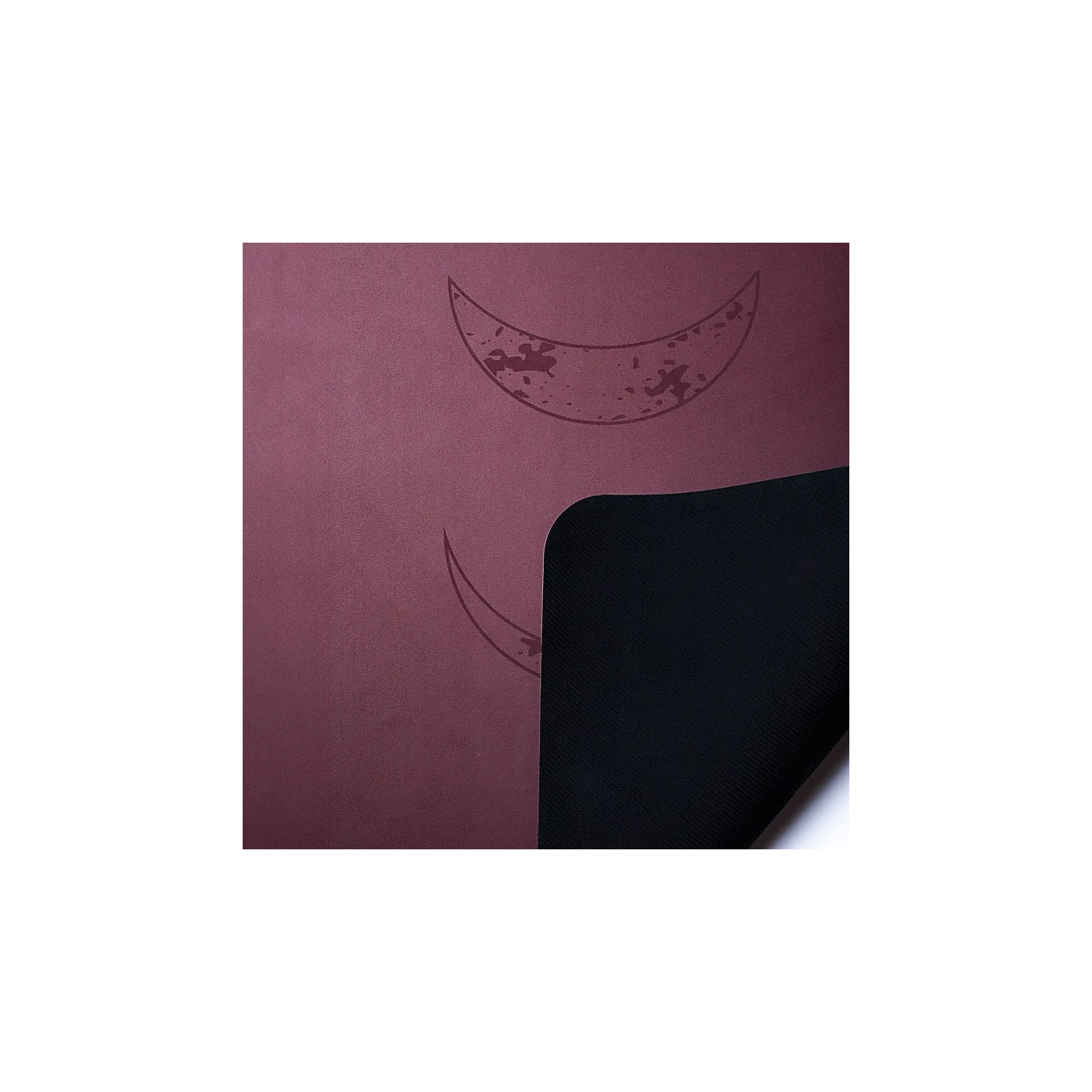 Yogi & Yogini Tapis de Yoga en PU phases lunaire aubergine | Pieralune