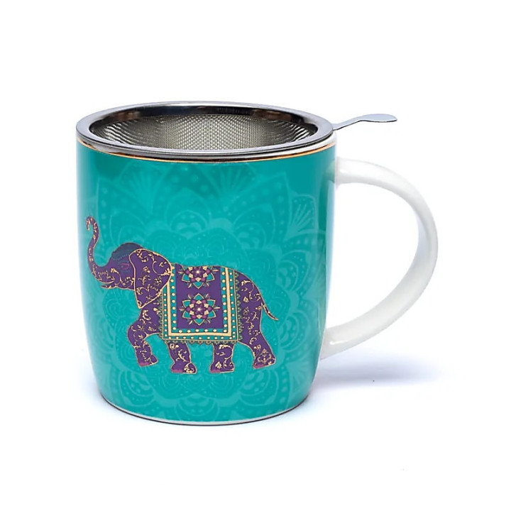 Tasse Infuseur à Thé Éléphant Indien | Pieralune