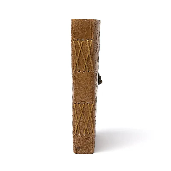 Carnet mandala Fleur de Vie avec couverture en similicuir | Pieralune