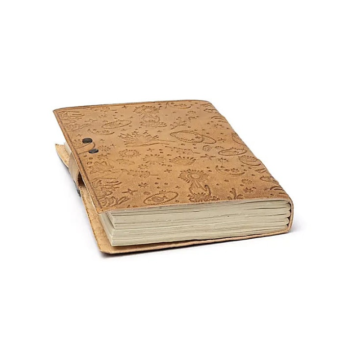 Carnet symboles mystiques avec couverture en similicuir | Pieralune