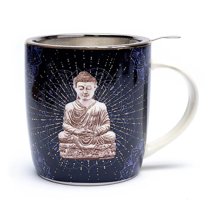 Tasse Infuseur à Thé Bouddha bleu | Pieralune