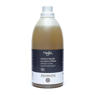 Najel Lessive liquide au savon d'Alep senteur ambre & oudh | Pieralune