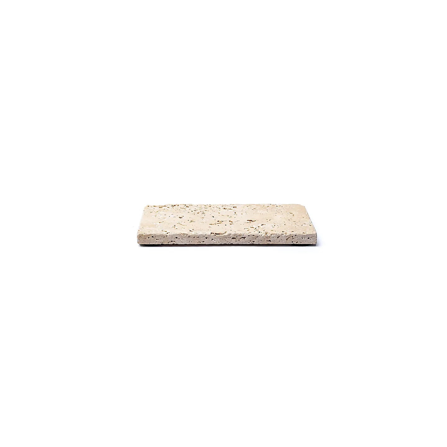 Porte-savon ou bougeoir en travertin naturel – 15x7,5x1... | Pieralune