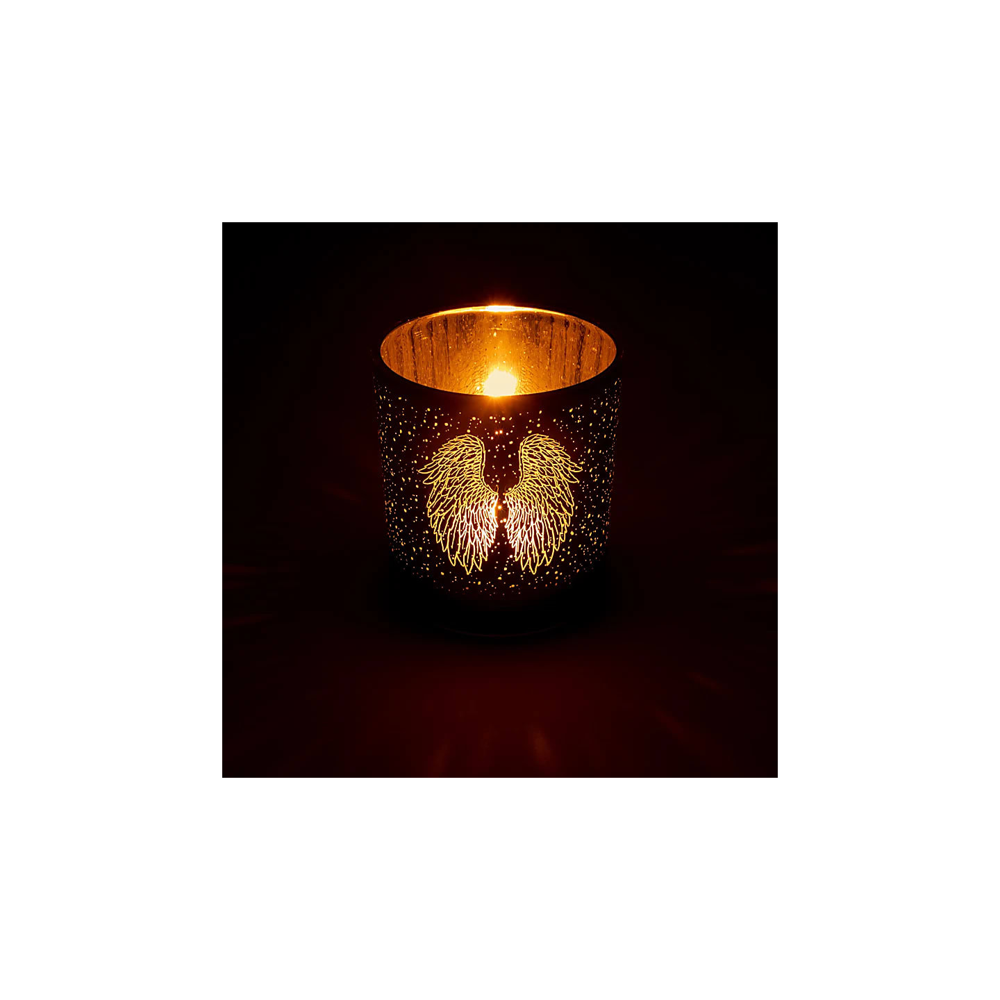 Photophore métallique Ailes d’ange | Pieralune