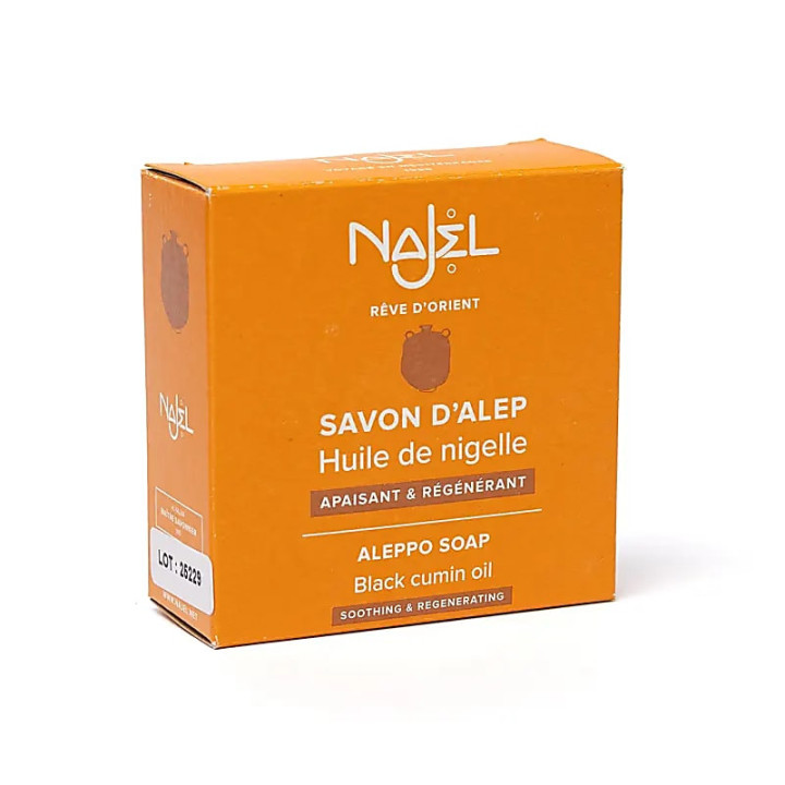 Najel Savon d'Alep à l'huile de Nigelle (cumin noir) | Pieralune