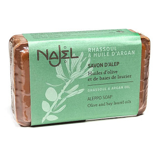 Najel savon d'Alep Rhassoul et huile d'Argan | Pieralune