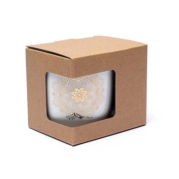 Tasse Infuseur à Thé Mandala blanc | Pieralune