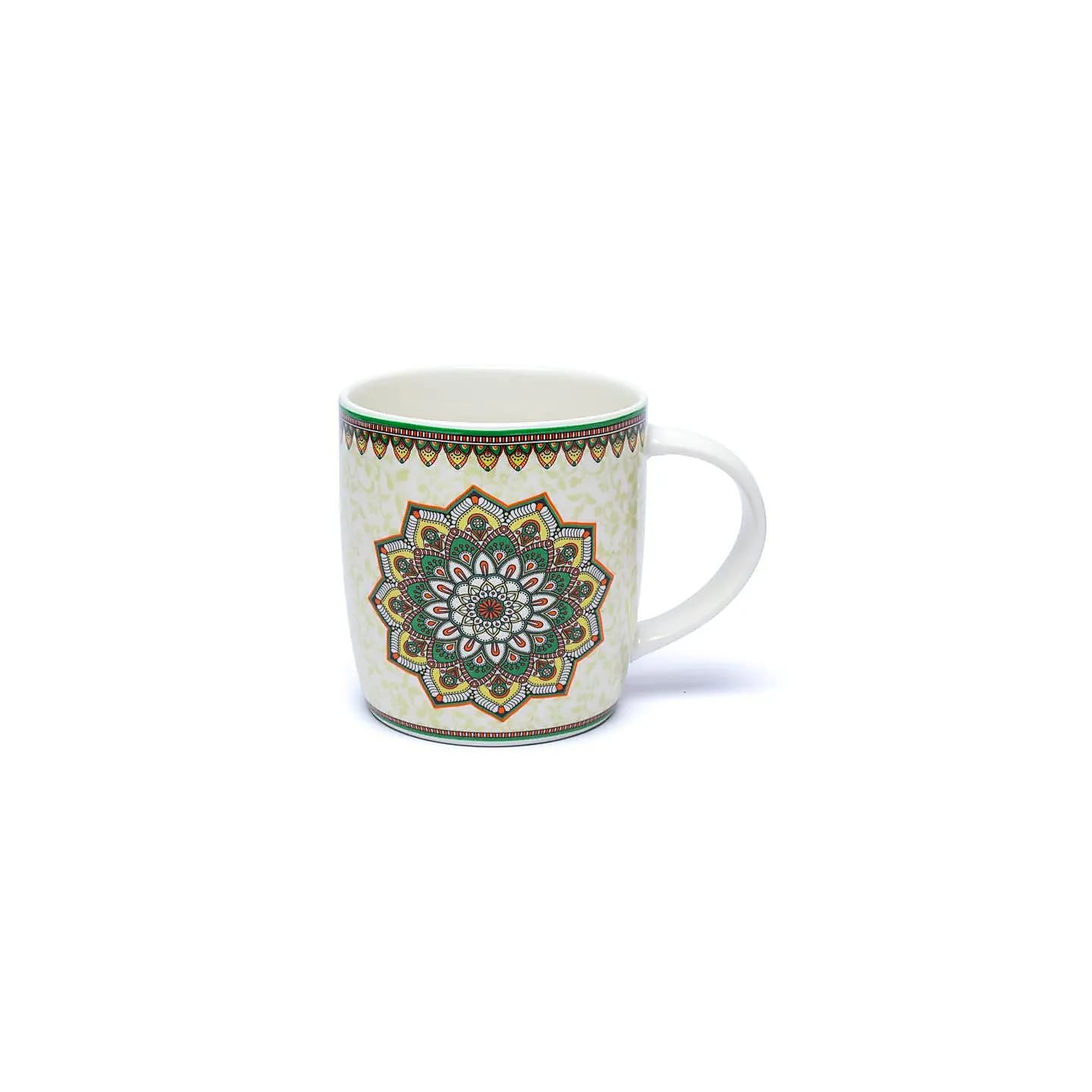 Tasse à thé infuseur Mandala vert | Pieralune