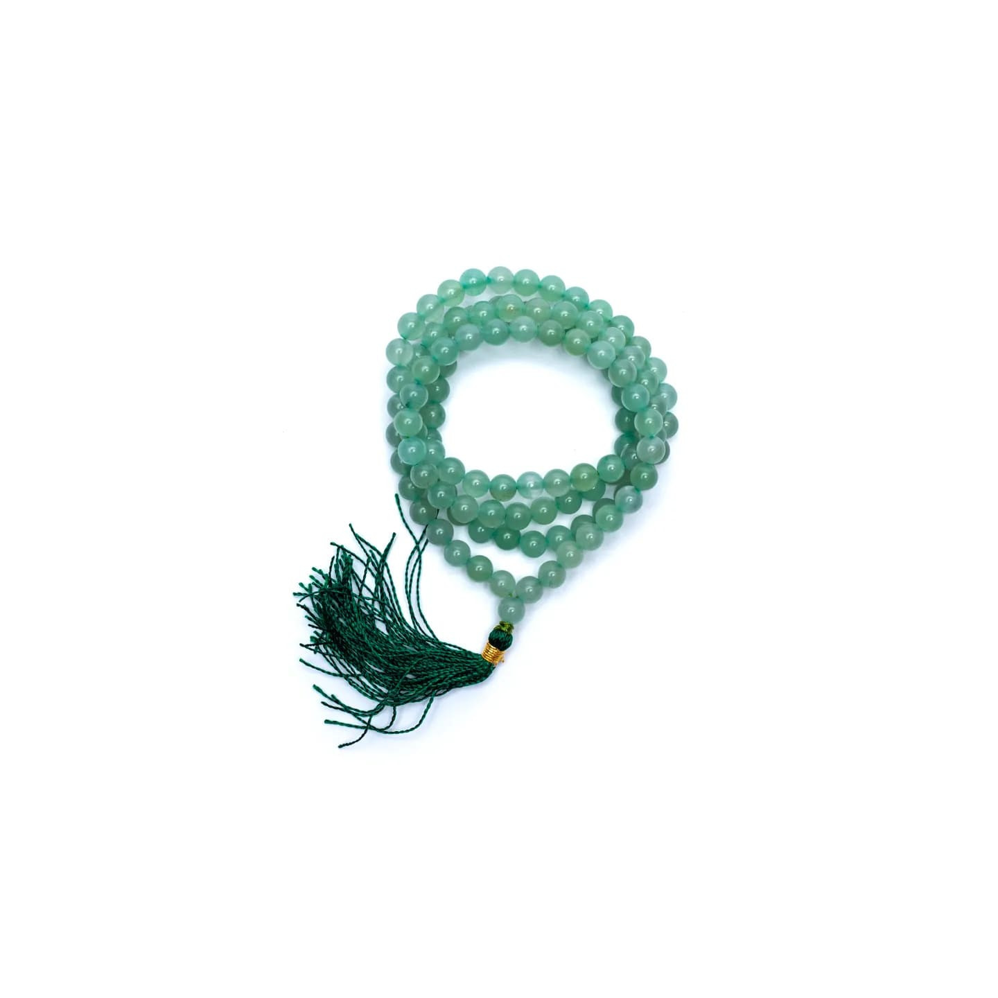 Mala Aventurine AA 108 perles + sachet de brocart | Pieralune