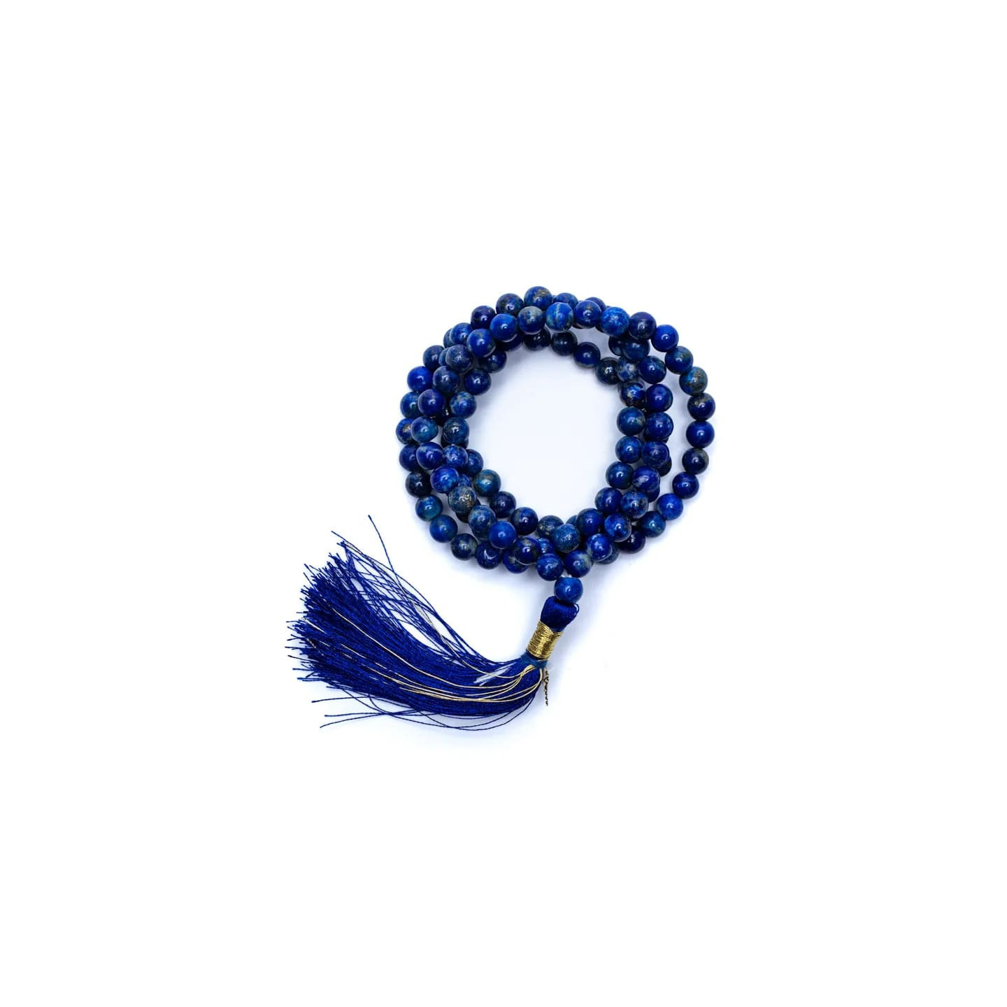 Mala Lapis lazuli AA 108 perles + sachet brocart | Pieralune