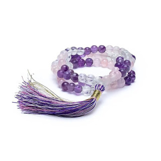 Mala Triangle d'Or 108 perles AA 6mm + sachet | Pieralune