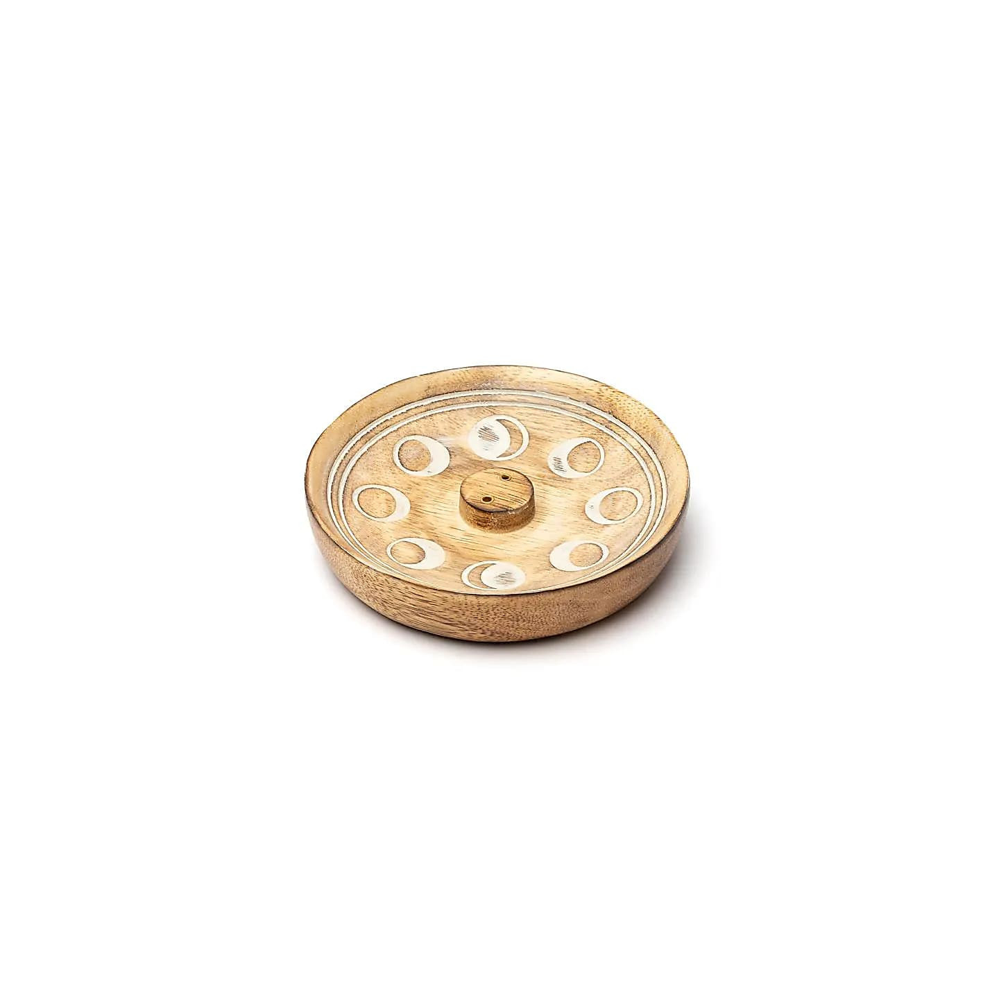 Brûleur d’encens phases de la lune bois de manguier | Pieralune